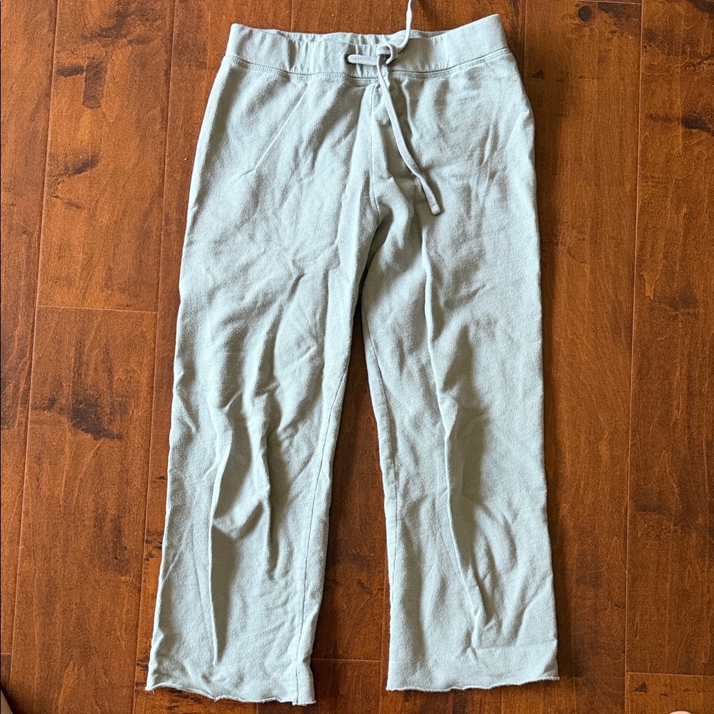 James Perse Sage Green Drawstring Lounge Joggers